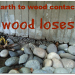 Earth to wood contact issue
